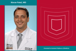 Kieran Patel, MD, Promoted to Assistant Professor of Medicine
