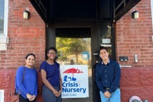 DHM IDEAS Committee Collect Supplies for the St. Louis Crisis Nursery
