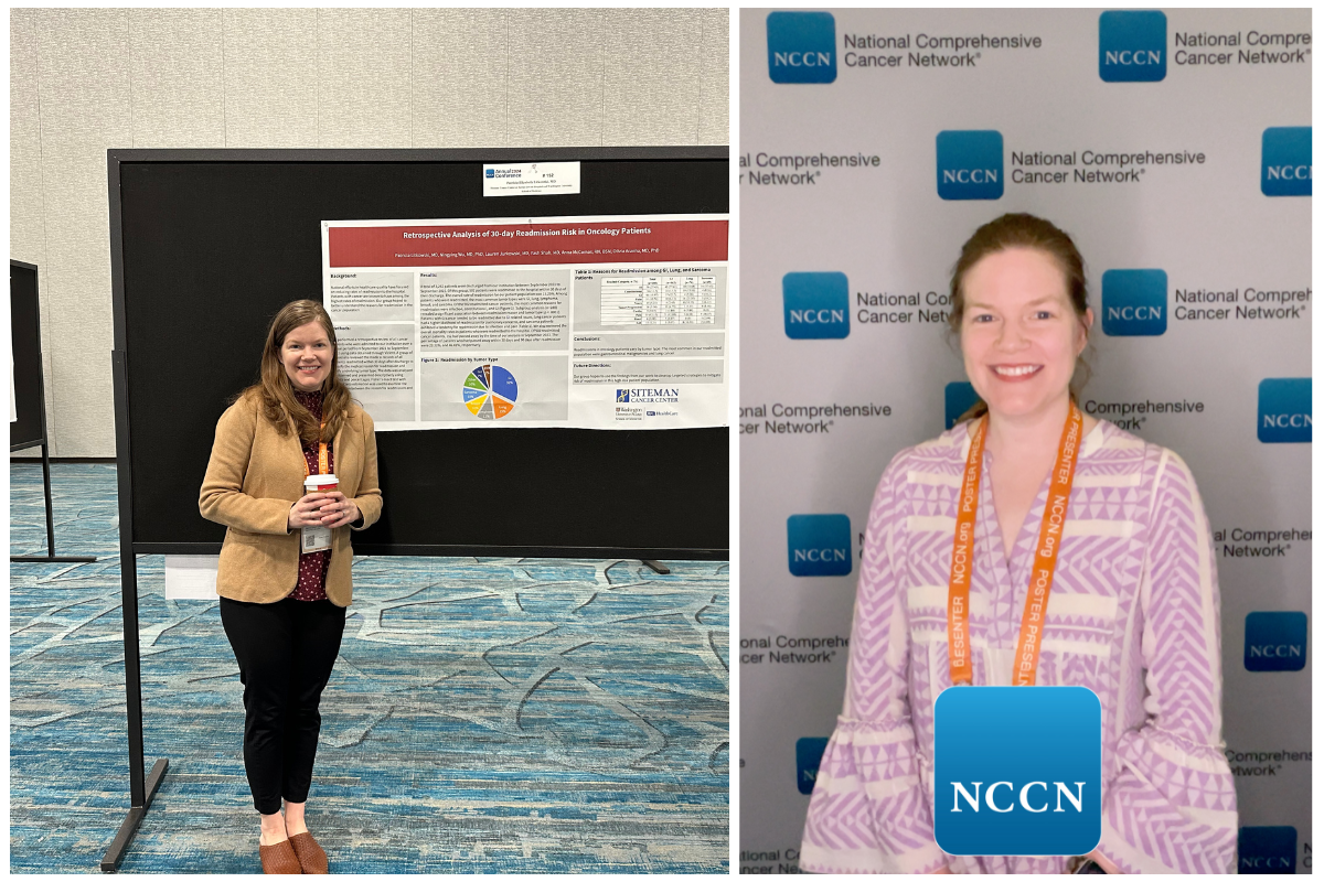 Patricia Litkowski, MD, and Yash Shah, MD, Present Abstract at the National Comprehensive Cancer Network (NCCN)