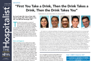 Multiple Hospitalists Contribute to Insightful Article about Substance Use Disorder